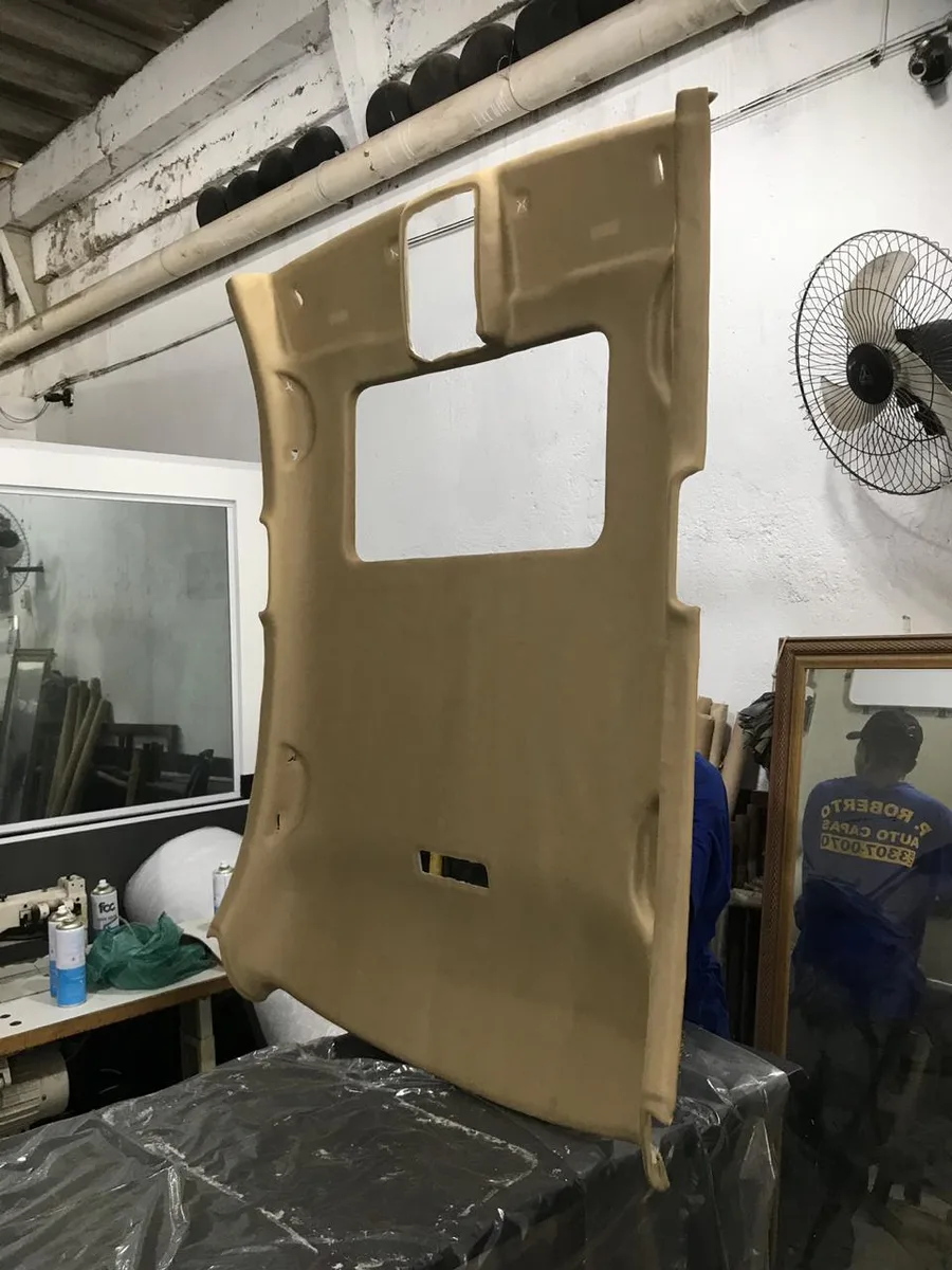 Trabalho de tapeçaria realizado - P. Roberto Auto Capas Santos